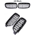 Kidney Front Racing Grille Chrome Black Silver Points Diamond Style Grill For BMW 3 Series F30 F31 2012-2019 320i 328i 330i 340i