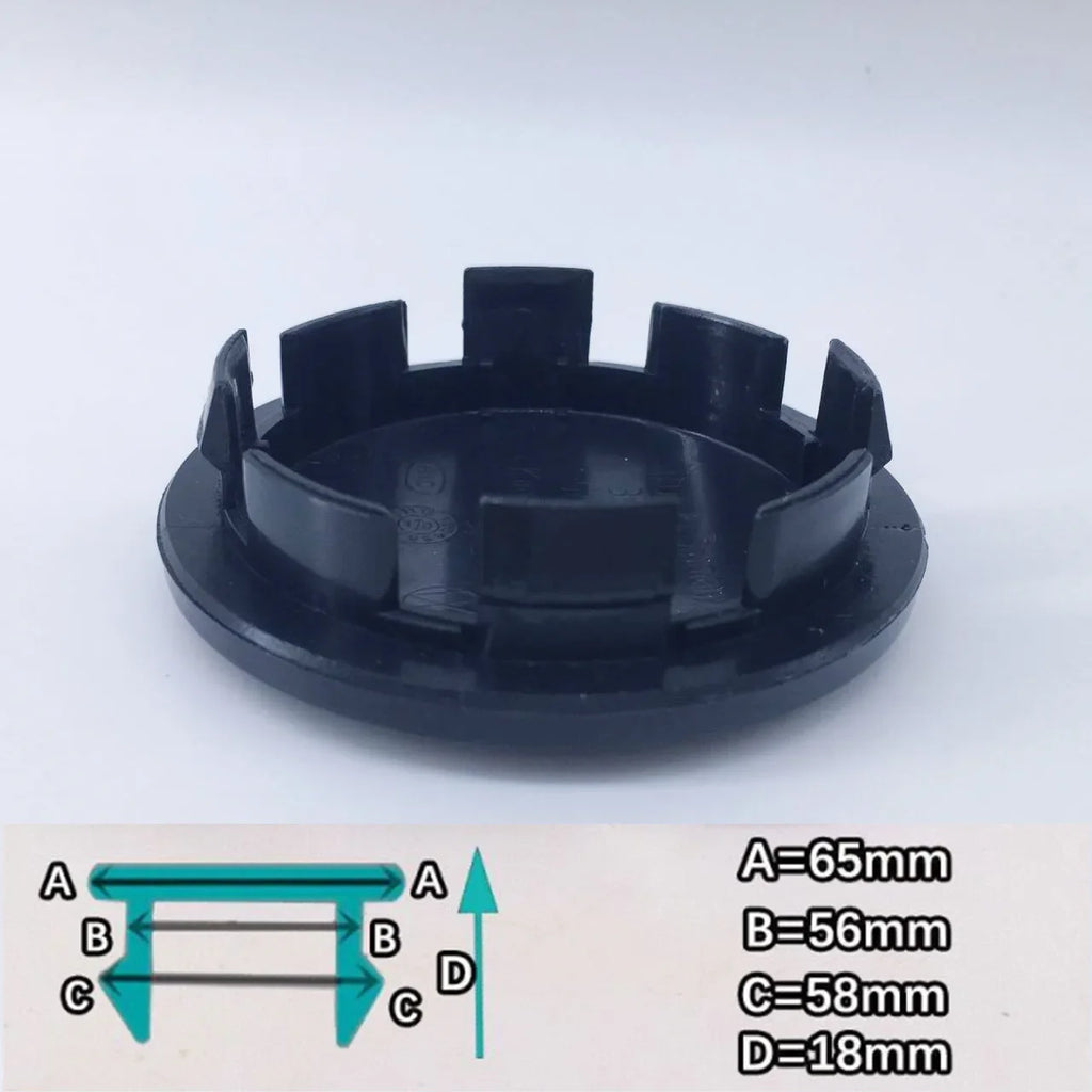 4pcs65mm 68mm For H Honda Mugen Pilot TypeR TypeS Insight CarStyling Wheel Center Hub Caps Cover Replacement Accessoriesstickers