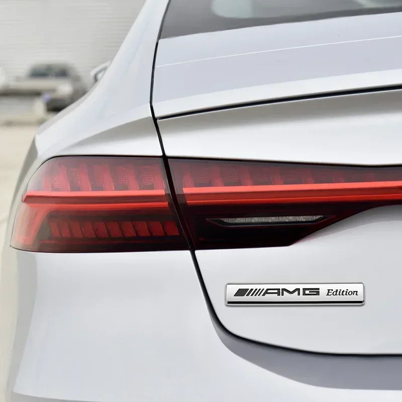 3D Metal Car Body Emblem Badge Exterior Decorative Creative Stickers For Mercedes Benz AMG GLE GLS CLS GLC CLA GLA GLK ML C197