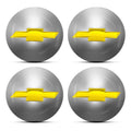4Pcs Car Wheel Hub Cover Rim Center Cap Decorative Accessories For Chevrolet Silverado Impala Malibu Cruze Camaro Blazer Spark