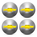 4Pcs Car Wheel Hub Cover Rim Center Cap Decorative Accessories For Chevrolet Silverado Impala Malibu Cruze Camaro Blazer Spark