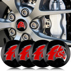 56MM Car Wheel Center Cover Sticker Hub Cap Accessories For Dodge Durango Caliber Dakota Neon SRT SXT Nitro Avenger Dart Viper