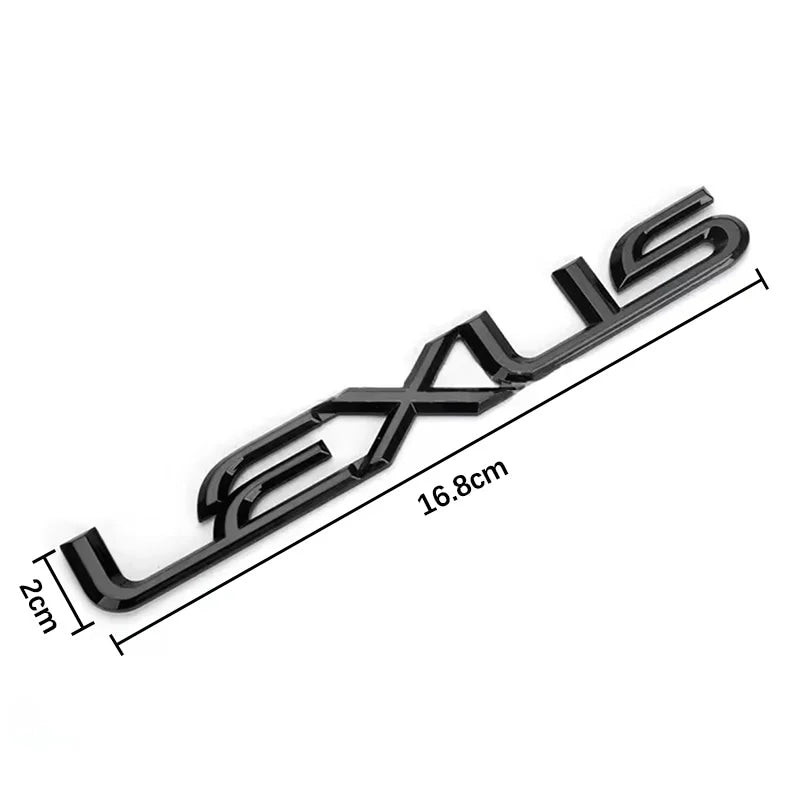 ABS Car Rear Trunk Emblem Badge Sticker For Lexus Logo ES300 IS300 IS350 ES250 ES350 IS250 CT200H GS350 NX200 Accessories