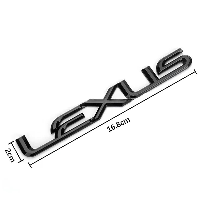 ABS Car Rear Trunk Emblem Badge Sticker For Lexus Logo ES300 IS300 IS350 ES250 ES350 IS250 CT200H GS350 NX200 Accessories