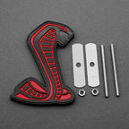 For Ford Focus SVT GT350 R GT500﻿ 3D Metal Snake Cobra Car Front Grille center grid Badge Emblem Side Fender Rear Trunk Sticker