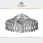 Shanghai Watch Calendar Mechanical Men's Watches 40mm Automatic Watches 316L Stainless Steel 50M Waterproof reloj hombre SH3007