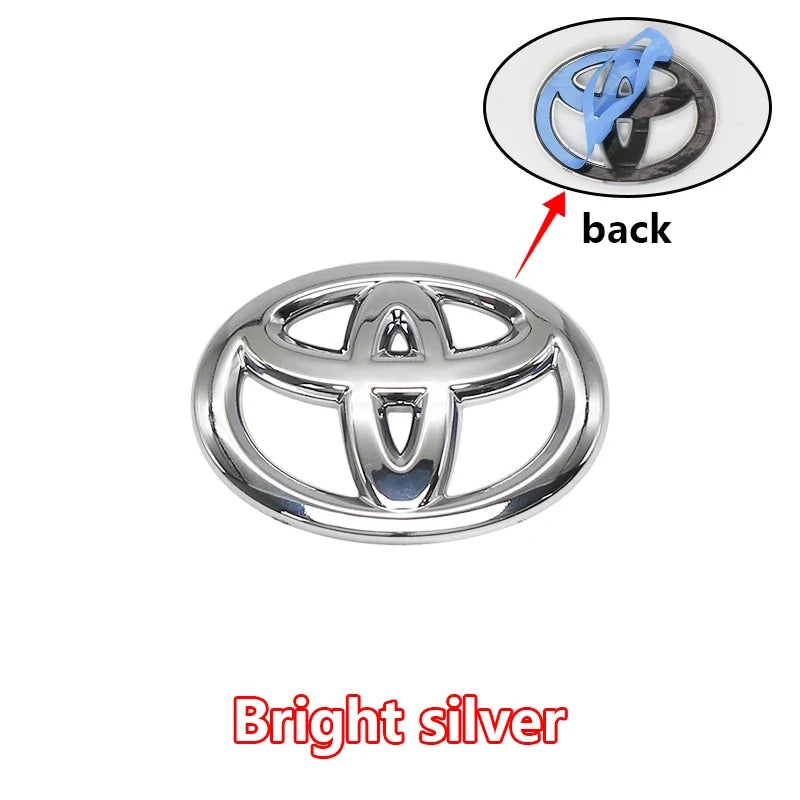 3D ABS Steering Wheel Emblem Cover Logo Badge Sticker for Toyota Corolla RAV4 Prius CHR Yaris Avensis Camry Auris Verso Accessor