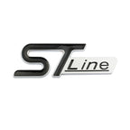 3D Metal ST Line Front Grille Emblem Badge Car Head Trunk Stickers For Ford Focus Mondeo Fiesta Explorer Styling Accessories