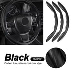 2/3PCS Carbon Fiber Universal Car Steering Wheel Booster Cover Non-Slip Auto Interior Decoration Accessories for Auto Deco