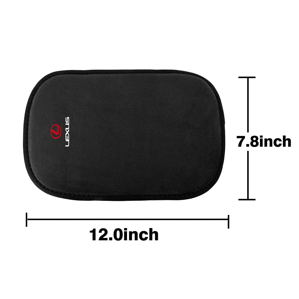 Car Fur Anti-slip Armrest Pad Cover Protective Mat Auto Accessories For Lexus LS LC IS350 ES300h ES300 IS250 IS220d NX350h GS350