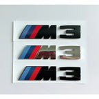 Suitable For BMW Group M3 Emblem Standard Trunk Tail Standard ABS Logo Sticker For BMW E30 E46 E36 E90/E92/E93 F80 GTS CRT CSL