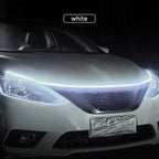 Dynamic Car LED Hood Light 12V Daytime Running Light Start-scan Engine Guide Light Waterproof Decorative Ambient Light Strip