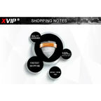 XVIP Glossy Black 3-Piece BBS Style Front Bumper Lip Spoiler For Mercedes Benz C-Class W205 2015-2018
