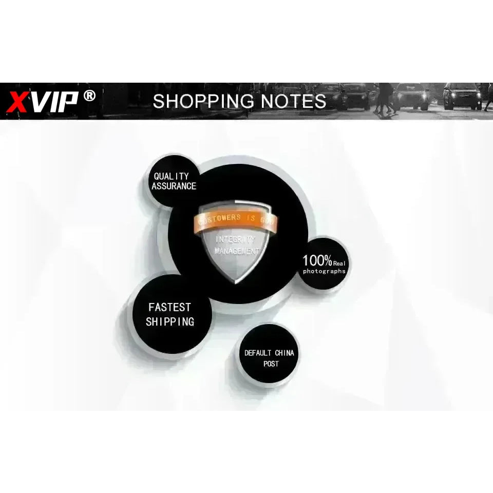 XVIP Glossy Black 3-Piece BBS Style Front Bumper Lip Spoiler For Mercedes Benz C-Class W205 2015-2018
