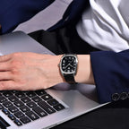 RollsTimi 2026 New Men's Watches Top Brand Luxury Oval Quartz Watch For Men Fashion Watch Man Waterproof VH31 Clock Gift Leathe