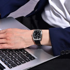 RollsTimi 2026 New Men's Watches Top Brand Luxury Oval Quartz Watch For Men Fashion Watch Man Waterproof VH31 Clock Gift Leathe