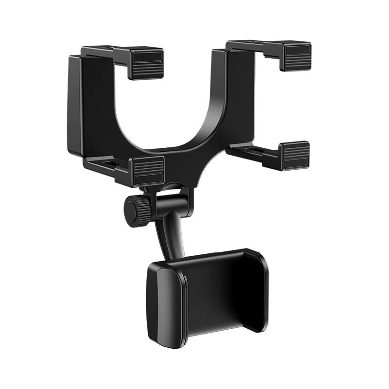 Soporte para Teléfono con Espejo Retrovisor SEAMETAL para Automóvil, Rotación Libre, Ajuste, Soporte para Teléfono con Agarre Estable, Soporte de Navegación para Teléfono Inteligente