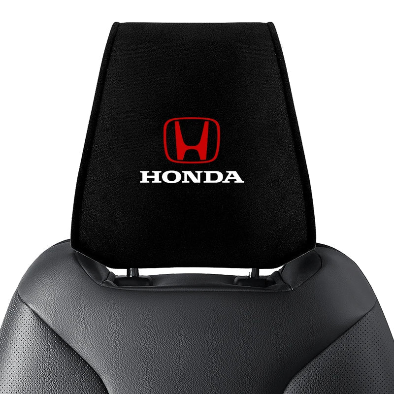 Car Interior Accessories Super Soft Cotton Headrest Cover For Honda Odyssey Spirior CRV Civic XR-V HR-V City Accord Jazz