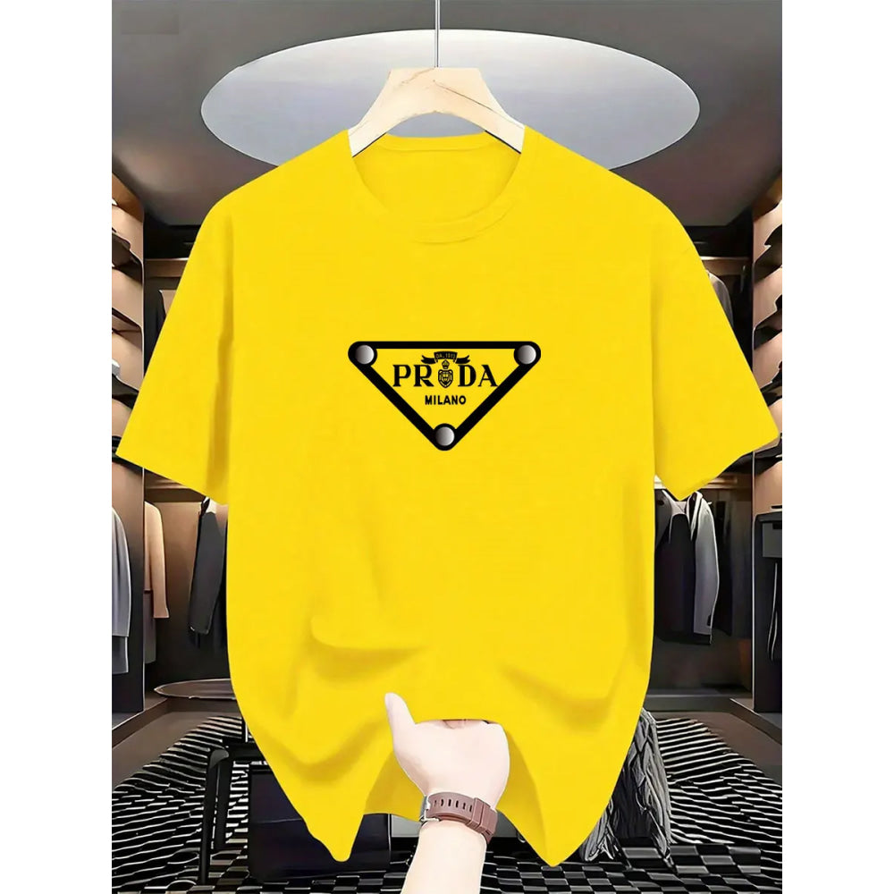 The latest 100% classic printed loose-fitting short-sleeved shirt is a high-quality top suitable for both men and women.