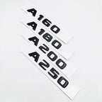 3D ABS Black A35 A45 A160 A180 A200 A250 Logo Letters 4MATIC Badge Car Rear Star Sticker AMG Emblem For Mercedes Benz