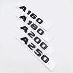 3D ABS Black A35 A45 A160 A180 A200 A250 Logo Letters 4MATIC Badge Car Rear Star Sticker AMG Emblem For Mercedes Benz