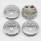 4pcs 57mm+62mm Car Tyre Wheel Center Hub Cap Badge For Toyota C-hr Prado Rav4 Yaris Hilux Prius Avensis Corolla Camry crown