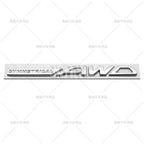 Symmetrical AWD Car Emblem Adhesive Metal Zinc Alloy Fender Badge for Subaru Legacy Forester XV Outback BRZ