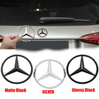 1Pcs ABS Car Rear Decal Trunk Emblem Sticker Mercedes Benz Replace Accessories For W204 W222 W205 W177 W212 W213 X253 W203 W176