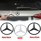 1Pcs ABS Car Rear Decal Trunk Emblem Sticker Mercedes Benz Replace Accessories For W204 W222 W205 W177 W212 W213 X253 W203 W176