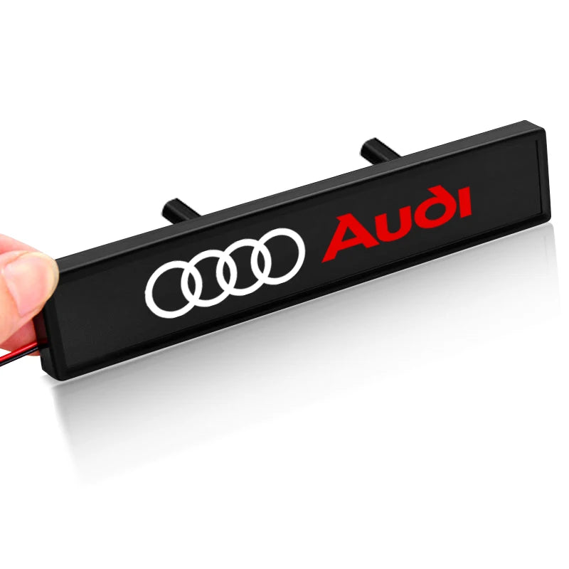 1Pcs Front Grille Badge Car Head Grill Emblem LED Light For Audi 8P 8V 8L C6 C5 C7 4F A3 A4 A5 A6 A7 A8 TT Q3 Q5 Q7 A1 B5 B6
