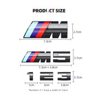 3D ABS Chrome Emblem Letters logo Car Trunk Badge Sticke for BMW M power Thunder Edition competition M1 M2 M3 M5 M7 X3M X5M X7M