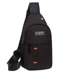 Bolsillos para el pecho ajustables para hombres y mujeres, bolsillos para el pecho de tela Oxford cruzados diagonales de un solo hombro