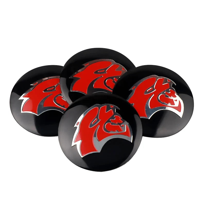 56MM Car Wheel Center Cover Sticker Hub Cap Accessories For Dodge Durango Caliber Dakota Neon SRT SXT Nitro Avenger Dart Viper