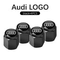 3D Metal Tire Valve Caps Car Tyre Air Stems Cover For Audi S Line A1 A3 A4 A5 A6 A7 S3 S4 S5 S6 S7 Q3 Q4 Q5 Q7 Q8 Accessories