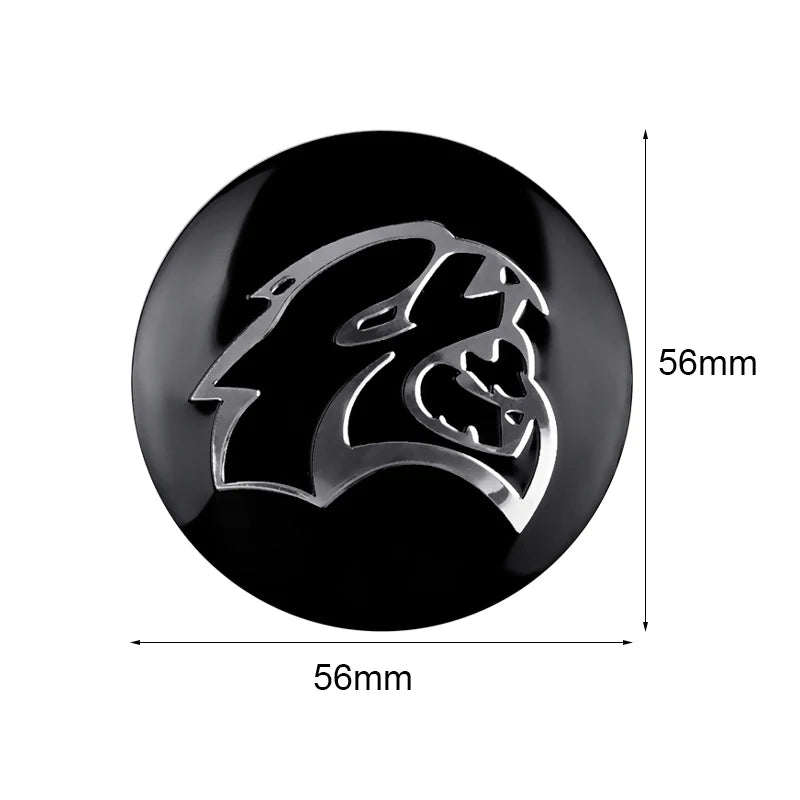 56MM Car Wheel Center Cover Sticker Hub Cap Accessories For Dodge Durango Caliber Dakota Neon SRT SXT Nitro Avenger Dart Viper