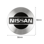4Pc 56/60mm Wheel Center Hub Rim Caps Car Wheel Hub Covers Fit For Nissan X-Trail Qashqai Almera Note Leaf J10 Teana V36 Tiida
