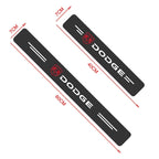 4Pcs Car Door Threshold Protector Sticker Emblem Decal Auto Accessories  For Dodge Durango Caliber Dakota Neon SXT Nitro Ram SRT