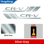 2pcs Car Badge Styling Cars Fender Side Bumper Leaf Plate Side Decorative Stickers For Honda CR-V Auto Vinyl Decal Accessories