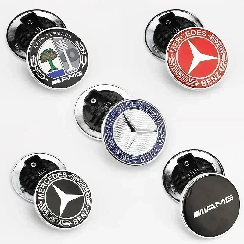 1pc Car Front Hood Emblem Auto Goods For Mercedes Benz W212 W213 W205 W177 V177 W247 W176 CES CLS CLA CLK CLG GLS X253 W166