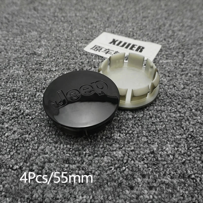Car Tire Center Cap 63mm/55mm For Jeep Renegade Compass Grand Cherokee Wrangler jk Gladiator Patriot Liberty Commander Trailhawk