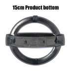 1pcs Nissan black ABS 8.8cm 10cm 10.5cm 11.8cm 12.8cm Car Front logo Rear Bumper tail door Car trunk Emblem sticker Accessories