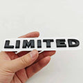 New 1Pcs 3D ABS Logo LIMITED Car Side Fender Rear Trunk Emblem Badge Sticker Decals For JEEP Wrangler Compass Commander Cherokee