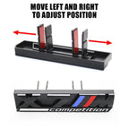 ABS Car Front Grille M Badge Emblem Decoration Accessories For BMW M3 M4 M5 G42 G30 G20 E90 E90 E93 E60 F10 F07 F34 F30