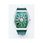 DENVOSI Men's Barrel shaped Watch, Luxury Fluorescent Silicone Strap, Men's Fashion, Leisure, Sports Quartz Watch