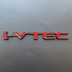 3D Metal Car Letters I VTEC Sticker For Honda City Civic Accord Jazz CRV Trunk Badge I VTEC Emblem IVTEC Logo  Accessories