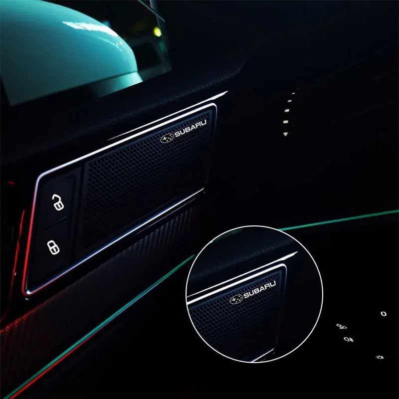 Car audio stereo 3D decorative aluminum badge sticker suitable For Subaru Forester impreza Outback Legacy Tribecacar WRC XV