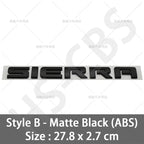new old letter logo car stickers for GMC sierra Rear Trunk Emblem Logo boot label trunk modified Accessories decoration decals