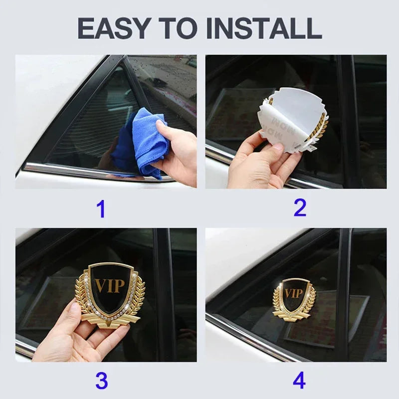 3D Car Window Side Emblem Rear Trunk Metal Badge Sticker Styling for Subaru Outback Impreza Forester Levorg XV STI Ascent Legacy