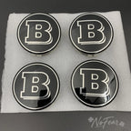 3D Metal Logo Emblem Badge Stickers For Brabus smart w204 w205 GLC G63 G65 W463 G500 G350 CLA w464 w221 w213 w206 w212 GLS