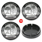4pcs 56mm 75mm Car Wheel Center Hub Caps Cover Auto Accessories Mercedes Benz Amg C180 C200 C260 W108 W124 W126 W140 W168 W176